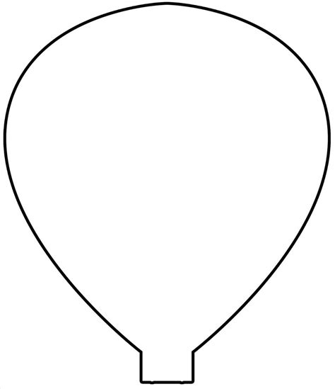 Balloon Clipart Template Balloon Template Transparent Free For