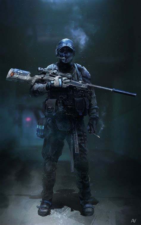 The Sniper Ghost Soldiers Ps Wallpaper Post Apocalyptic Fashion