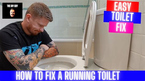 How To Fix A Running Toilet Easy Toilet Flush Repair Youtube