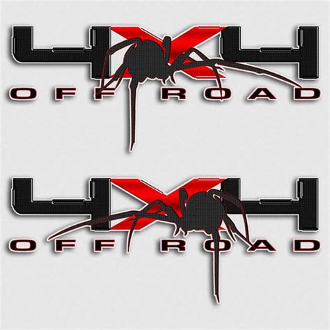 Black Widow 4x4 Truck Decals Silverado Chevy Stickers