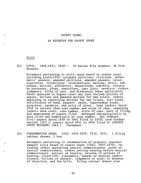 Inventory of county records, Brazoria County courthouse, Angleton