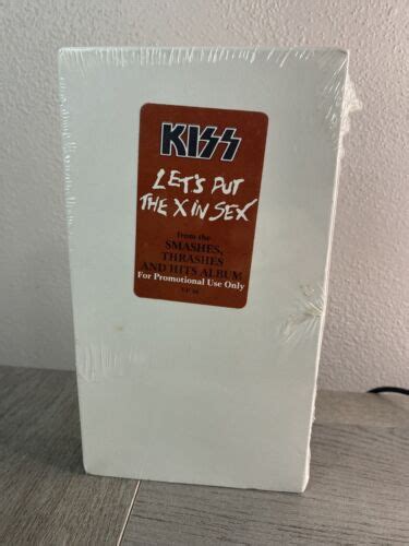 sealed kiss let s put the x in sex vhs promotional smashes thrashes and hits ebay