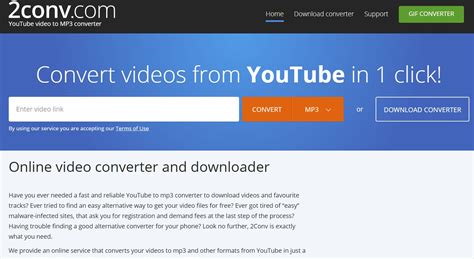 2conv Youtube To Mp3 Converter All You Want To Know