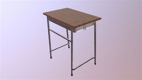 School Desk 3d Model By Seefor C6ce840 Sketchfab