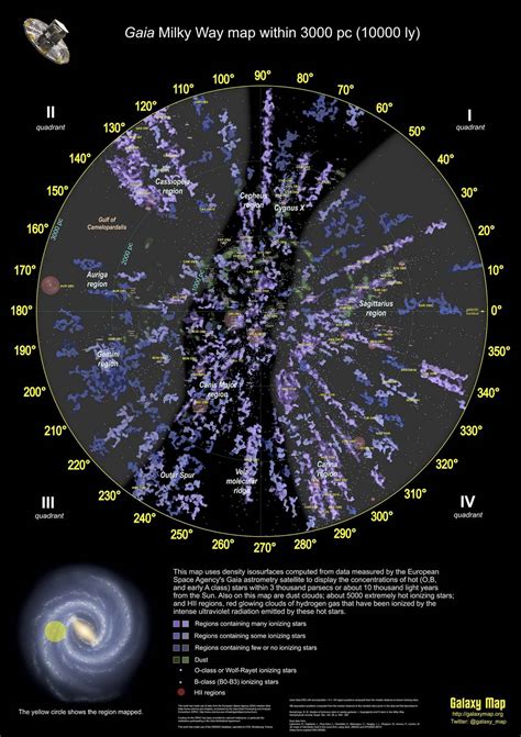 3d Map Of 400000 Stars Located Within 10000 Light Years From Us