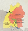 Baden-Württemberg 1806 | Karten | Inhalt | Geschichte der Bundesländer ...