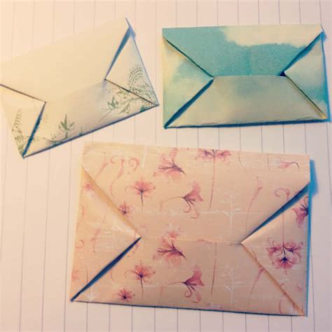 Diy Origami Envelope Last Days Of Spring