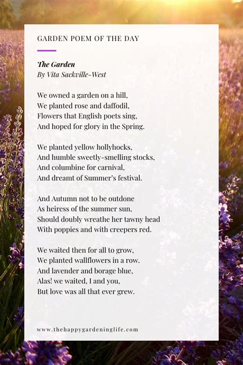 Pin On Garden Poems