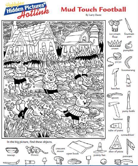 Free Highlights Hidden Pictures Printable Worksheets Learning How To Read