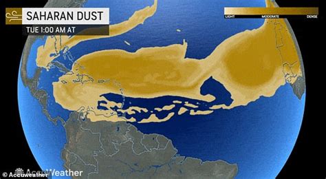 Sahara Desert Dust Cloud Moving To Us Affecting Florida Texas