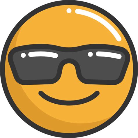 Cool Emoticons Emoji Feelings Smileys Icon