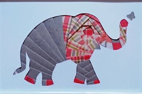 Peyton Iris Folding Elephant Art Piece By Allies Craftworks