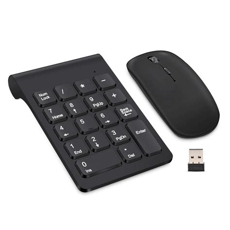 Wireless Numeric Keypad Trelc Mini 24g 18 Keys Number Pad Portable