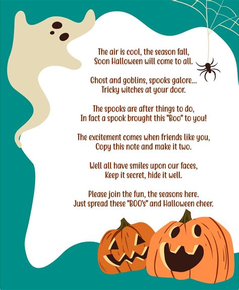 Printable Halloween Poems