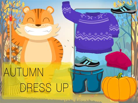Interactive Powerpoint Autumn Dress Up Game Teacher Newsletter