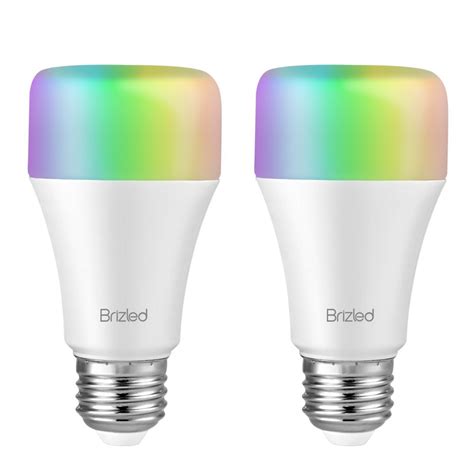 Review Brizled Wifi Smart Light Bulbs A19 9w Warm White And Color
