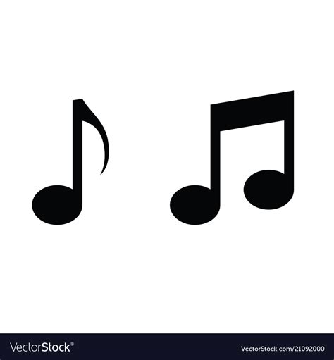 Music Notes Royalty Free Vector Image Vectorstock