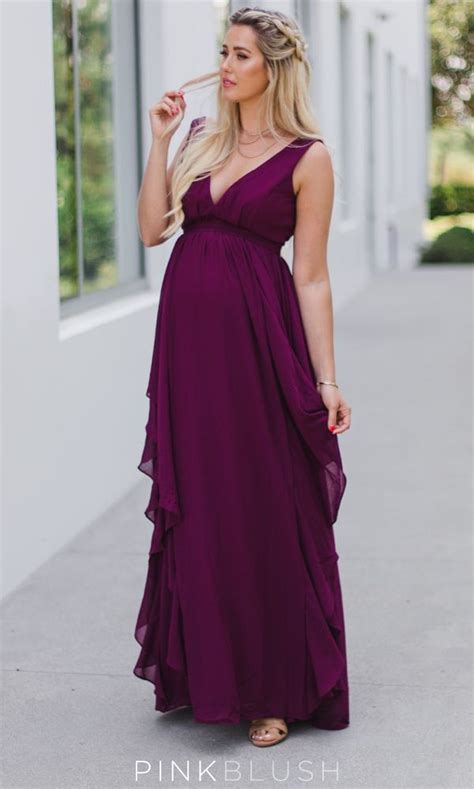 38 beautiful maternity dress ideas for wedding guest chiffon maternity gown chiffon ruffle