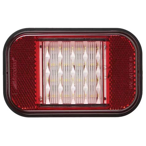 Rectangular Led Back Up Light With Reflex Reflector Mill Supply Inc