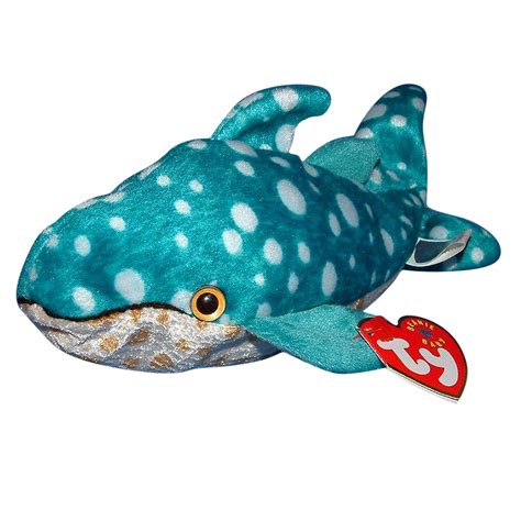Ty Beanie Baby Poseidon Mwmt Whale Shark 2000 8421043569 Ebay