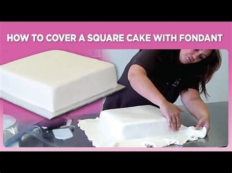 Fondant fun for any festive. How to cover a square cake with fondant - YouTube