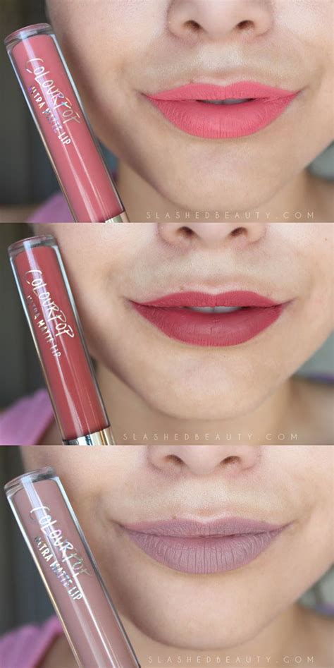 Review And Swatches Colour Pop Ultra Matte Lip Slashed Beauty Colour