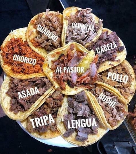 Tipos De Tacos Food Mexican Food Recipes Food Dishes