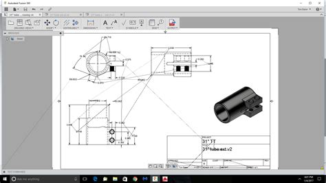 Random Lines Appear In Fusion 360 Drawings Environment