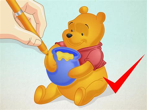 How To Draw Winnie The Pooh 15 Steps With Pictures Wikihow
