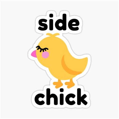 Side Chick Sticker For Sale By Tangalart Redbubble