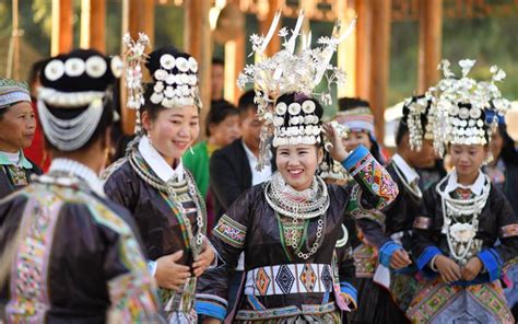 People Of Miao Ethnic Group Celebrate Traditional New Year Festival In