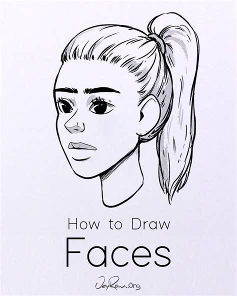 Portrait Easy How To Draw Faces Print Out A Picture Of A Person You