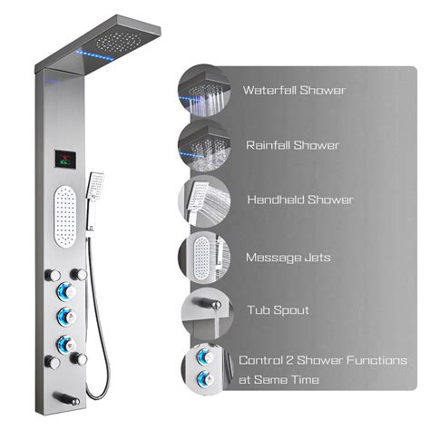 Ello Allo Led Shower Panel Tower System