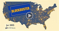 Blockbuster Locations in the US From 1986 to 2019 | FizX