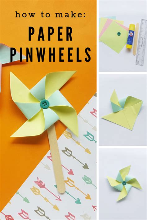 Easy Printable Pinwheels