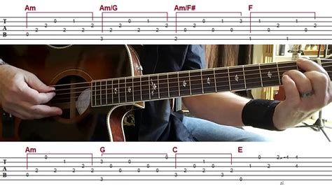 While My Guitar Gently Weeps Chord Melody Guitar Lesson Guitar