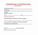 11+ Sample Emergency Action Plan Templates | Sample Templates
