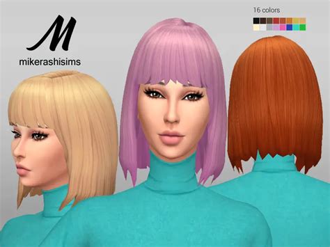 Fabienne Anto Gloss ♥ Sims Hair Kids Hairstyles Sims 4 D31