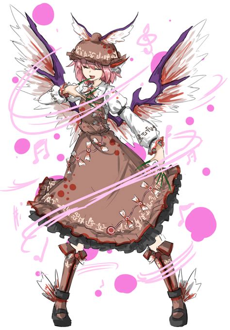 Safebooru 1girl Bird Ears Boots Closed Eyes Green Nails Highres Kan Aaaaari35 Musical Note