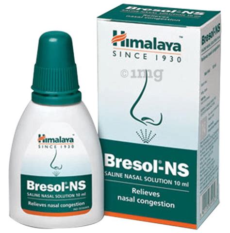 Himalaya Bresol Ns Nasal Solution Buy Bottle Of 10 Ml Nasal Solution