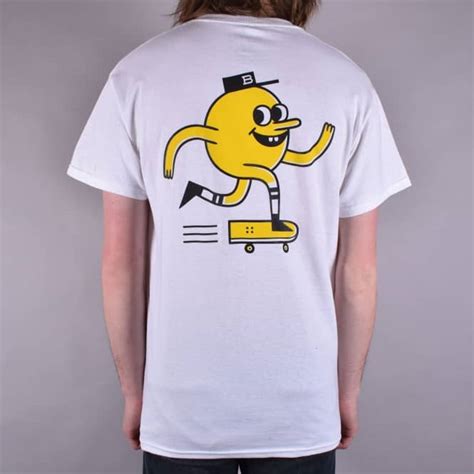 Blast Skateboards Mascot Skate T Shirt White Skate Clothing From
