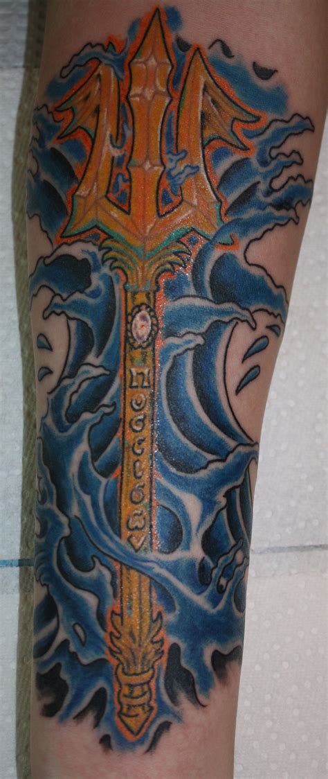 I've been tattooed by both of them. Poseidon's Trident, nice | Cool tattoos, Inspirational ...