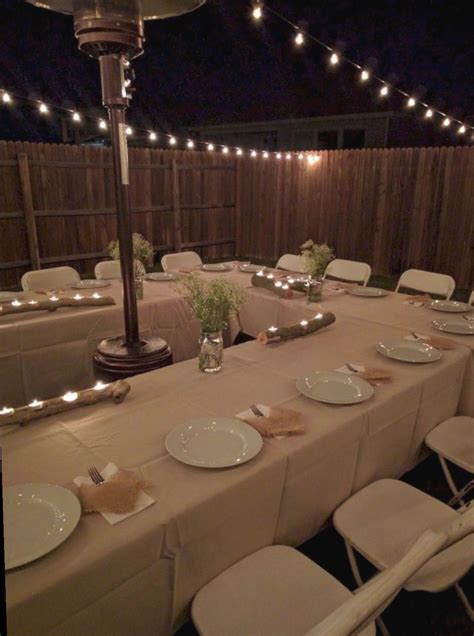 18 Dinner Party Ideas Sweet 16 Backyard Party Decorations Dinner