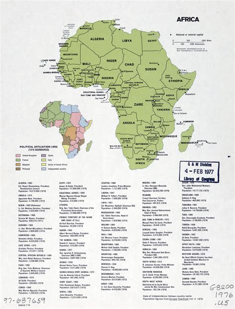 Mapa Grande Política Detallada De África Con Las Marcas De Las Ciudades Capitales Julio De
