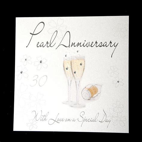 Do you need unusual gift ideas? Pearl Wedding Anniversary Card (10940) | Olive Branch ...