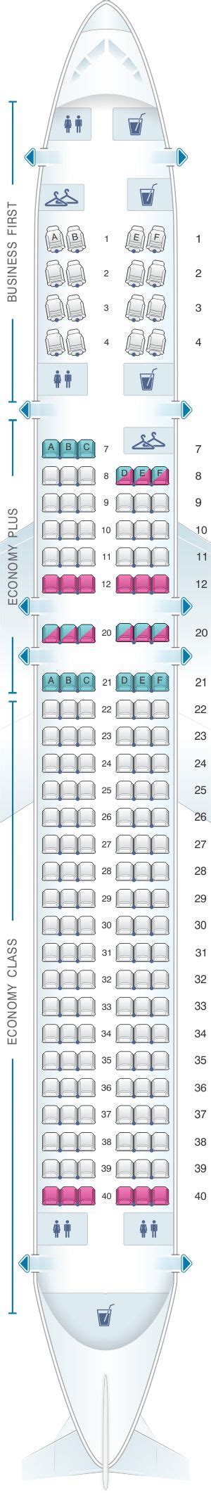 Seat Map United Airlines Boeing B757 200 752 Version 1 Ce1