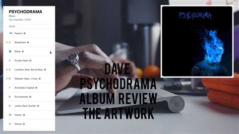 Dave Psychodrama Artwork Album Review Leetothevi Youtube