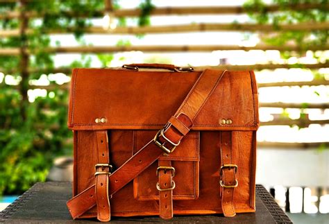 Personalized Genuine Leather Messenger Bag Laptop Bag Shoulder Bag T For Men Office Bag Work