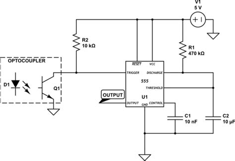 Adding A Delay To A 555 Timer Trigger In Monostable Mode Electrical