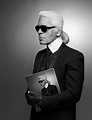 Karl Lagerfeld Autoportrait 2013 • Impression jet d’encre noir et blanc ...